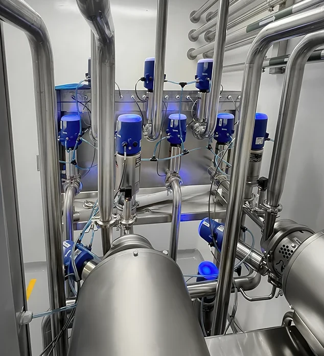 CIP farmacêutico e automatização de trasfega